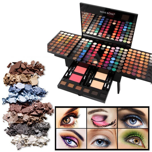 180 Colors Eyes Shadow Blush Set Personalized Piano-shaped Makeup Palette Box WAUTTON