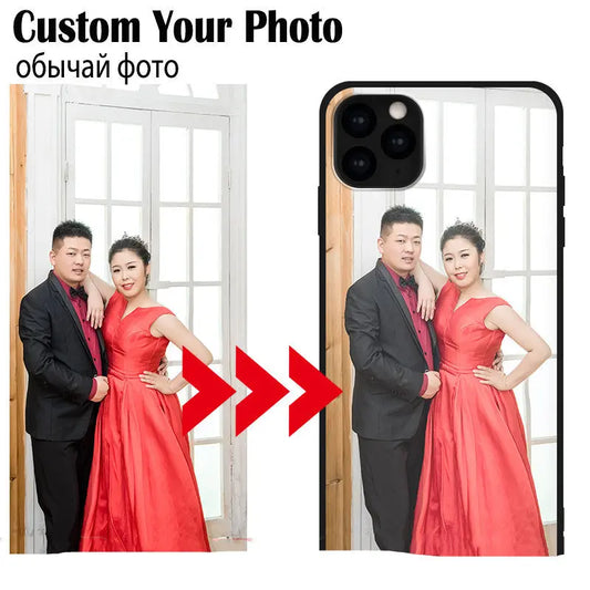 Compatible with Apple, Compatible with Apple , Diy Photos Iphone Custom Tpu Phone Case WAUTTON